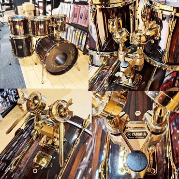 YAMAHA USED 中古 YAMAHA 100TH Limited Centennial Edition Recording Custom Special ''Ciricote''Drum Set　[RCS100CG/22BD.10TT.12TT.13TT.16FT/ファイバーケース付属/Made In Japan] 画像6