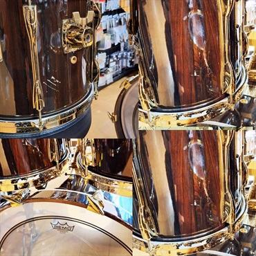YAMAHA USED 中古 YAMAHA 100TH Limited Centennial Edition Recording Custom Special ''Ciricote''Drum Set　[RCS100CG/22BD.10TT.12TT.13TT.16FT/ファイバーケース付属/Made In Japan] 画像8