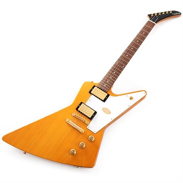 Epiphone Inspired by Gibson Custom Shop 1958 Korina Explorer (Aged Natural/White Pickguard) 【キズ有り特価】 画像1
