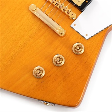 Epiphone Inspired by Gibson Custom Shop 1958 Korina Explorer (Aged Natural/White Pickguard) 【キズ有り特価】 画像4