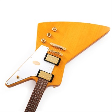 Epiphone Inspired by Gibson Custom Shop 1958 Korina Explorer (Aged Natural/White Pickguard) 【キズ有り特価】 画像8