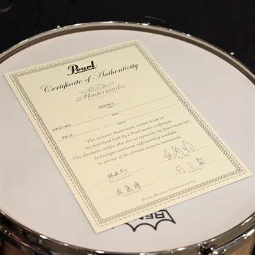 Pearl MWAC1465S/N [Masterworks Z-Type Oak w/Mappa Burl 14''×6.5''] 画像8