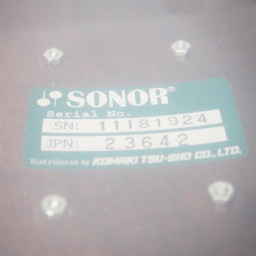 SONOR USED 中古 OOAK17-1475SDWD [2017：One of A Kind Snare Drum　14×7.5 - Cocobolo] 【全世界70台限定モデル】【ハードケース付属】 画像10