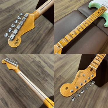 Fender Custom Shop USED 中古 2024 Limited Fat 1954 Stratocaster Relic w/Closet Classic Hardware (Super Faded Aged Surf Green) [SN.LXX0123] フェンダー 画像9