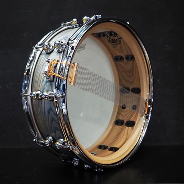 Pearl USED 中古 MCCA1450S/C #1011 Music City Custom -USA Solid Ash Shell Snare Drums 14×5 [Hand-rubbed Lightning Blue Finish] 画像4