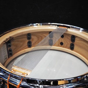 Pearl USED 中古 MCCA1450S/C #1011 Music City Custom -USA Solid Ash Shell Snare Drums 14×5 [Hand-rubbed Lightning Blue Finish] 画像7