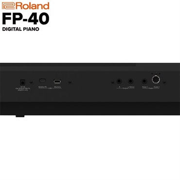 Roland (予約商品・9月19日発売)FP-40-BKB（ブラック）& 純正・専用スタンド＋純正ダンパーペダルセット Digital Piano 画像3