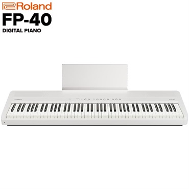 Roland (予約商品・9月19日発売)FP-40-WHB（ホワイト）& 純正・専用スタンド&3本ペダルセット Digital Piano 画像1