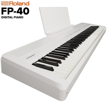 Roland (予約商品・9月19日発売)FP-40-WHB（ホワイト）& 純正・専用スタンド&3本ペダル&純正高低自在椅子セット Digital Piano 画像2
