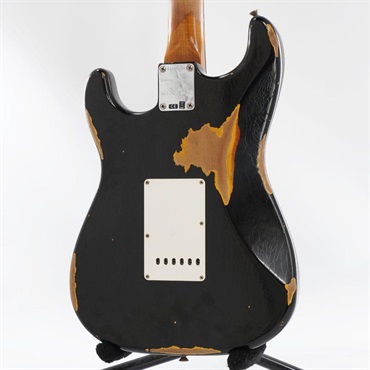 Fender Custom Shop USED 中古 2021 Limited Edition 1961 Stratocaster Heavy Relic Aged Black over 3-Tone Sunburst Roasted Maple Neck 2023 [SN. CZ566964] 画像2