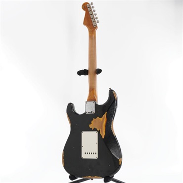 Fender Custom Shop USED 中古 2021 Limited Edition 1961 Stratocaster Heavy Relic Aged Black over 3-Tone Sunburst Roasted Maple Neck 2023 [SN. CZ566964] 画像3