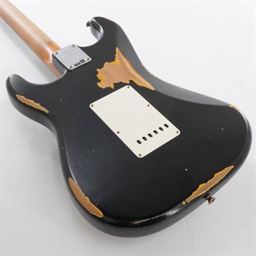 Fender Custom Shop USED 中古 2021 Limited Edition 1961 Stratocaster Heavy Relic Aged Black over 3-Tone Sunburst Roasted Maple Neck 2023 [SN. CZ566964] 画像7