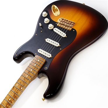 Fender Custom Shop 【現地選定品】 American Custom Stratocaster NOS 1-Piece Roasted 2A Birdseye Maple Neck Fingerboard (2-Color Sunburst) 画像5