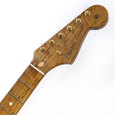 Fender Custom Shop 【現地選定品】 American Custom Stratocaster NOS 1-Piece Roasted 2A Birdseye Maple Neck Fingerboard (2-Color Sunburst) 画像8
