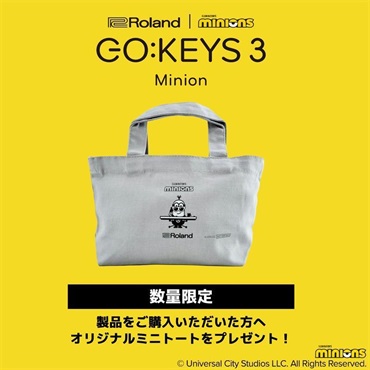 Roland (限定生産モデル)(数量限定・オリジナルミニトートバッグ付き)GO:KEYS 3 Minion (GOKEYS3-MI) (ゴーキーズ 3 ミニオン) 画像1