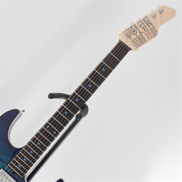 JAMES TYLER USED 中古 JAPAN Studio Elite HD Quilt Maple Top/White Limba/Rosewood/(Transparent Blue Burst)[SN. J25022] 画像4