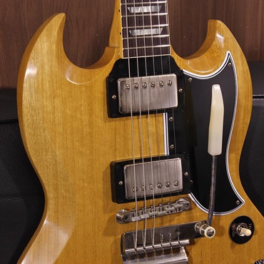 Gibson Limited Edition 1964 SG Standard Reissue Korina with Maestro Vibrola VOS Antique Natural SN. 602674 画像5