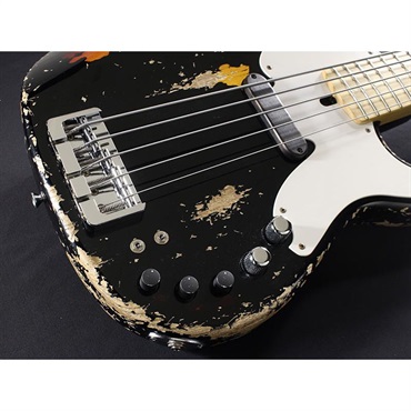 Xotic XTB-1T 5st (Black over 3TB/ASH/M) [Lacquer Heavy Aged] 画像3