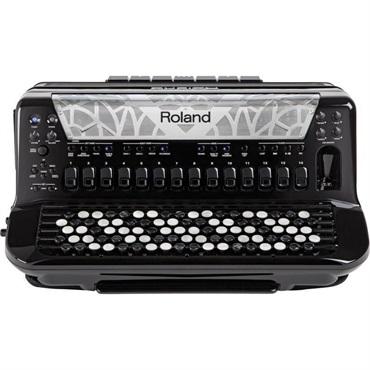 Roland 【秋のSUPER SALE】FR-8XB BK & 純正オープンエアーヘッドホンセット ローランド ボタン式 Vアコーディオン V-Accordion 92 ボタン 120ベース 電子 クロマチックアコーディオン 大型 ブラック 画像2
