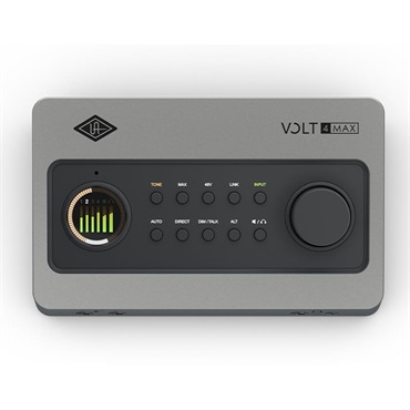 Universal Audio [予約商品・10月下旬発売予定] Volt4 Max - ユニバーサルオーディオ オーディオインターフェイス USB typeC搭載 12in/6out DSP内蔵 ループバック搭載 デジタル制御プリアンプ コンプレッサー内蔵 32bit/192kHz ADAT搭載 Volt4Max 画像1