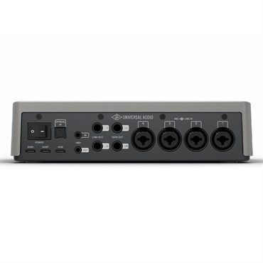 Universal Audio [予約商品・10月23日発売] Volt4P Max - ユニバーサルオーディオ オーディオインターフェイス USB typeC搭載 12in/6out DSP内蔵 ループバック搭載 デジタル制御プリアンプ コンプレッサー内蔵 32bit/192kHz ADAT搭載 Volt4PMax 画像3