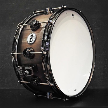 dw DR936514SSN692 [Collector's Pure Walnut 14×6.5 / Natural To Quick Ebony Burst / Black Nickel Finish Hardware] 画像3