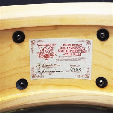 Pearl USED 中古 M-1946 【50th Anniversary Limited Production Snare Drum/14×5.5】【ケース付属】 画像9