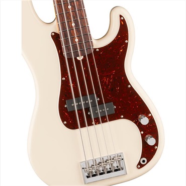 Fender USA American Professional Precision Bass V (Olympic White/Rosewood) ［2026 Model］ 画像2