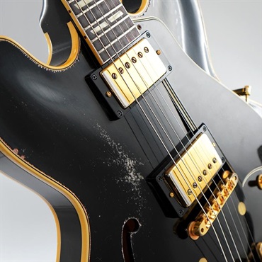 Gibson Murphy Lab 1959 ES-345 Varitone Bigsby Reissue Ebony Heavy Aged 【S/N A960594】 画像7