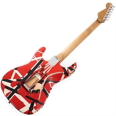 EVH Striped Series Frankenstein Frankie (Red with Black Stripes Relic/Maple) 画像2
