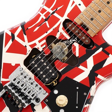 EVH Striped Series Frankenstein Frankie (Red with Black Stripes Relic/Maple) 画像3