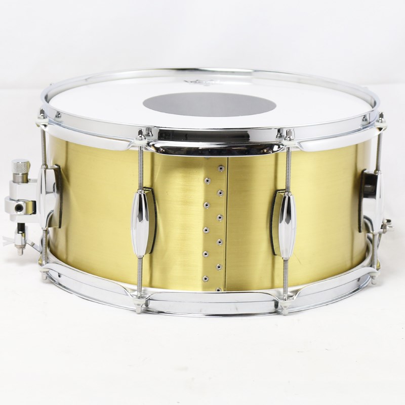 Q drum co brass plate 3mm 14×7 スネアドラム-