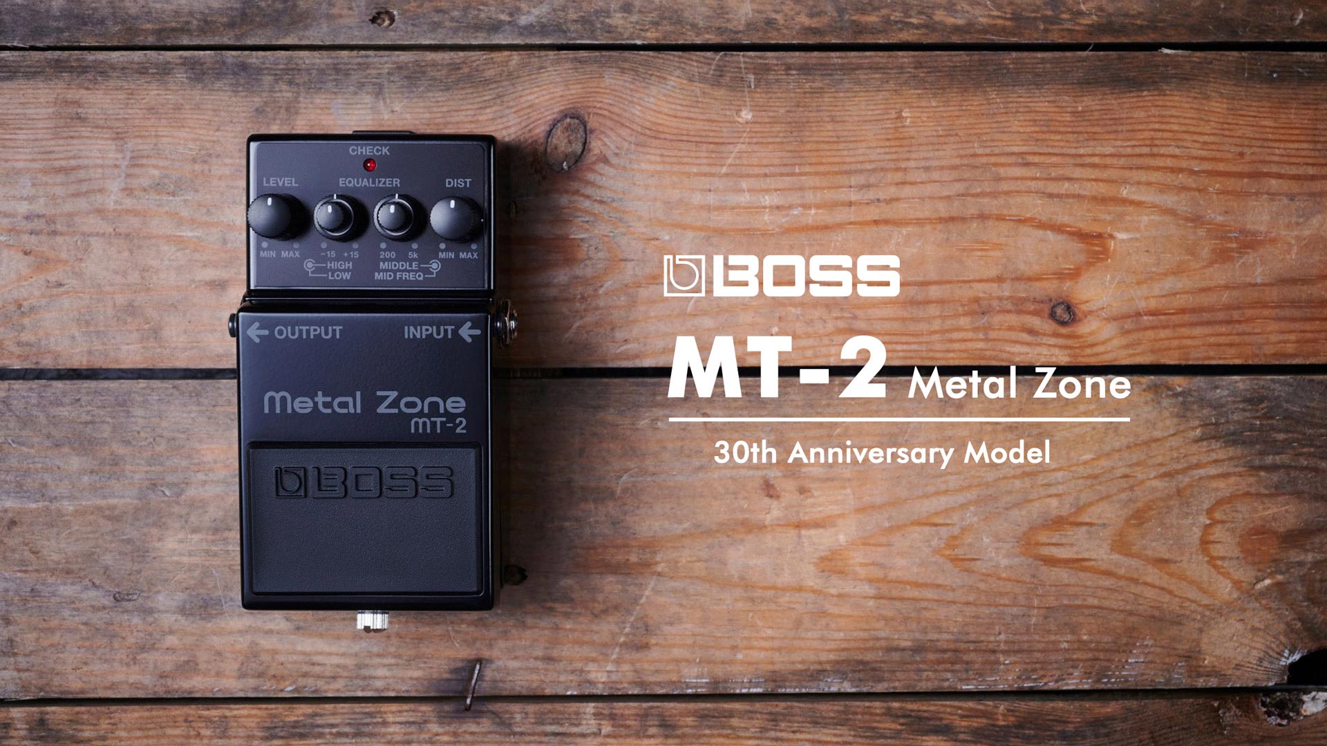 BOSS MT-2 Metal Zone 30th anniversary