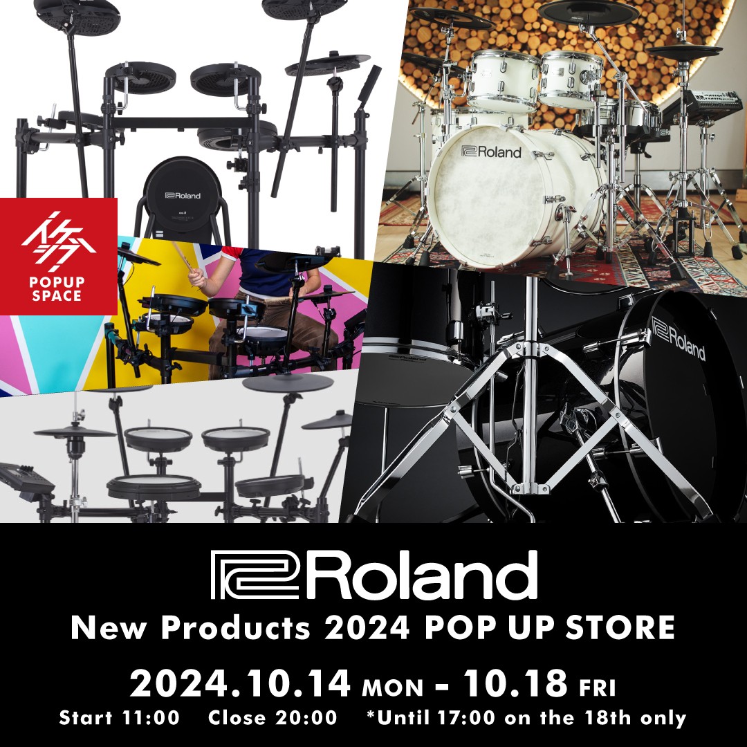 Roland New Products 2024 POP UP STORE